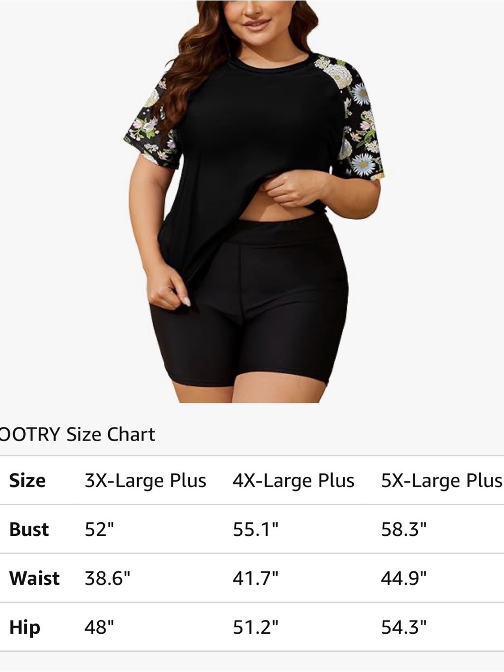Women's swim set plus size - Picture 2 of 3